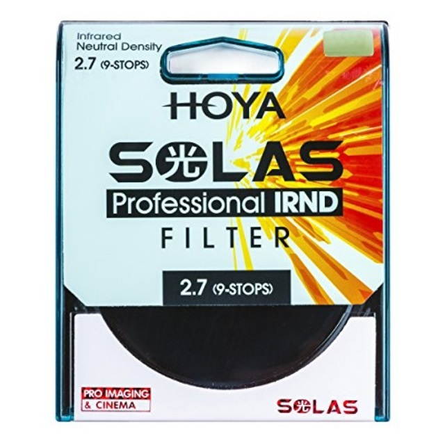 hoya solas nd500 2.7 9 stop irnd neutral density filter 55mm