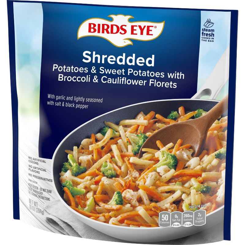 Birds Eye Shredded Frozen Sweet Potatoes with Broccoli & Cauliflower - 10oz