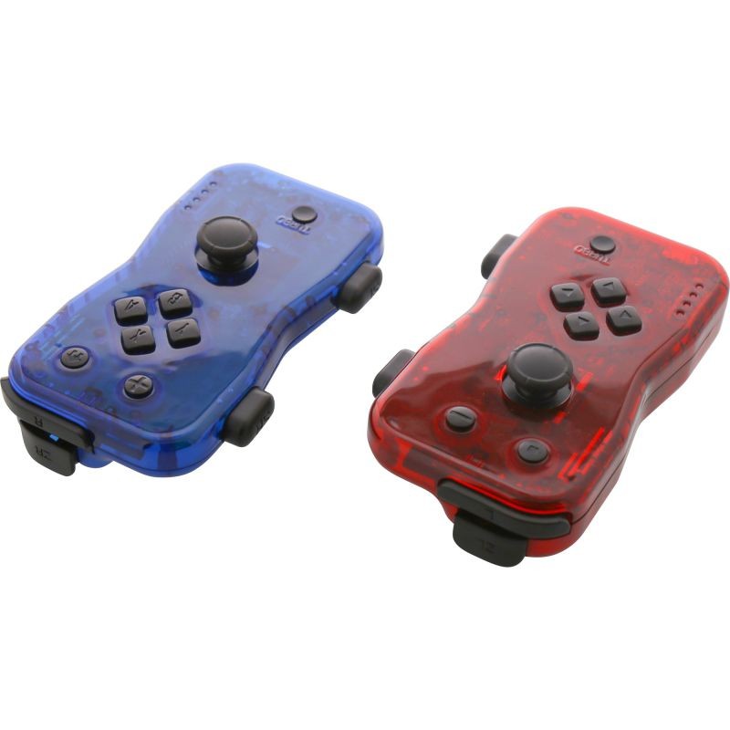 Nyko Dualies ? Pair of Motion Controllers with Included USB Type-C Charging Cable, Joy-Con Alternative for Nintendo Switch Red/Blue
