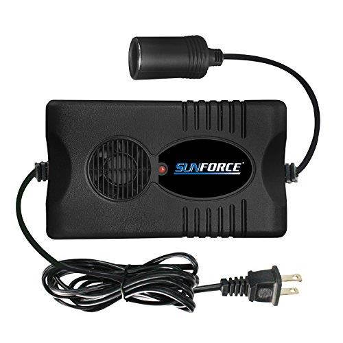 sunforce 55510 ac/dc power converter black 10 amp, 1 pack