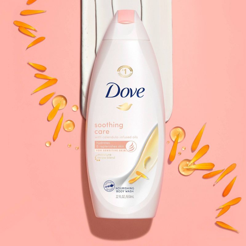 Dove Soothing Care Nourishing and Hydrating Body Wash Soap for Sensitive Skin - 22 fl oz