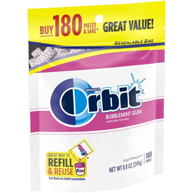 Orbit Bubblemint Sugar Free Gum - 180ct