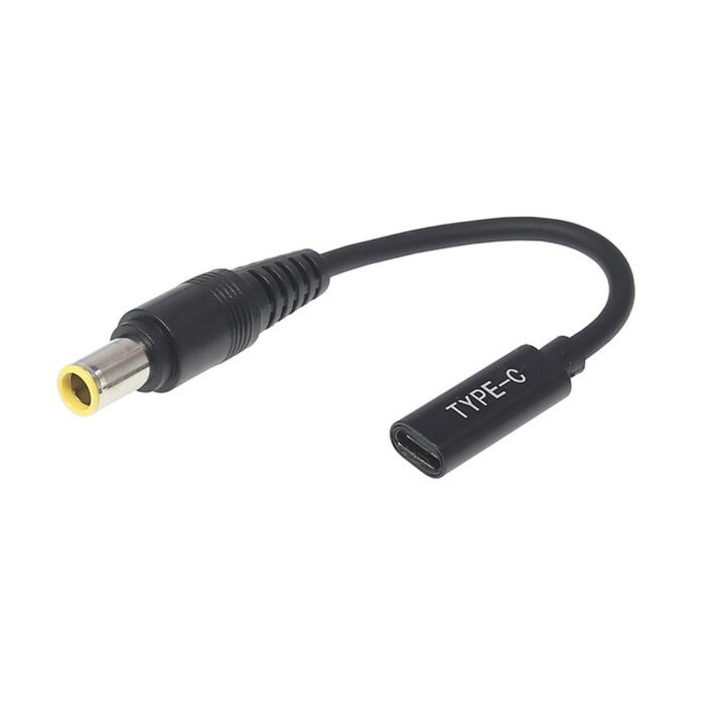 Dongle Adapter USB C Type C to 7.9x5.5mm Laptop Adapter Tip Connector Converter for Lenovo 65W or Below Laptop DC JACK Charger Converter DC Cable Adapter