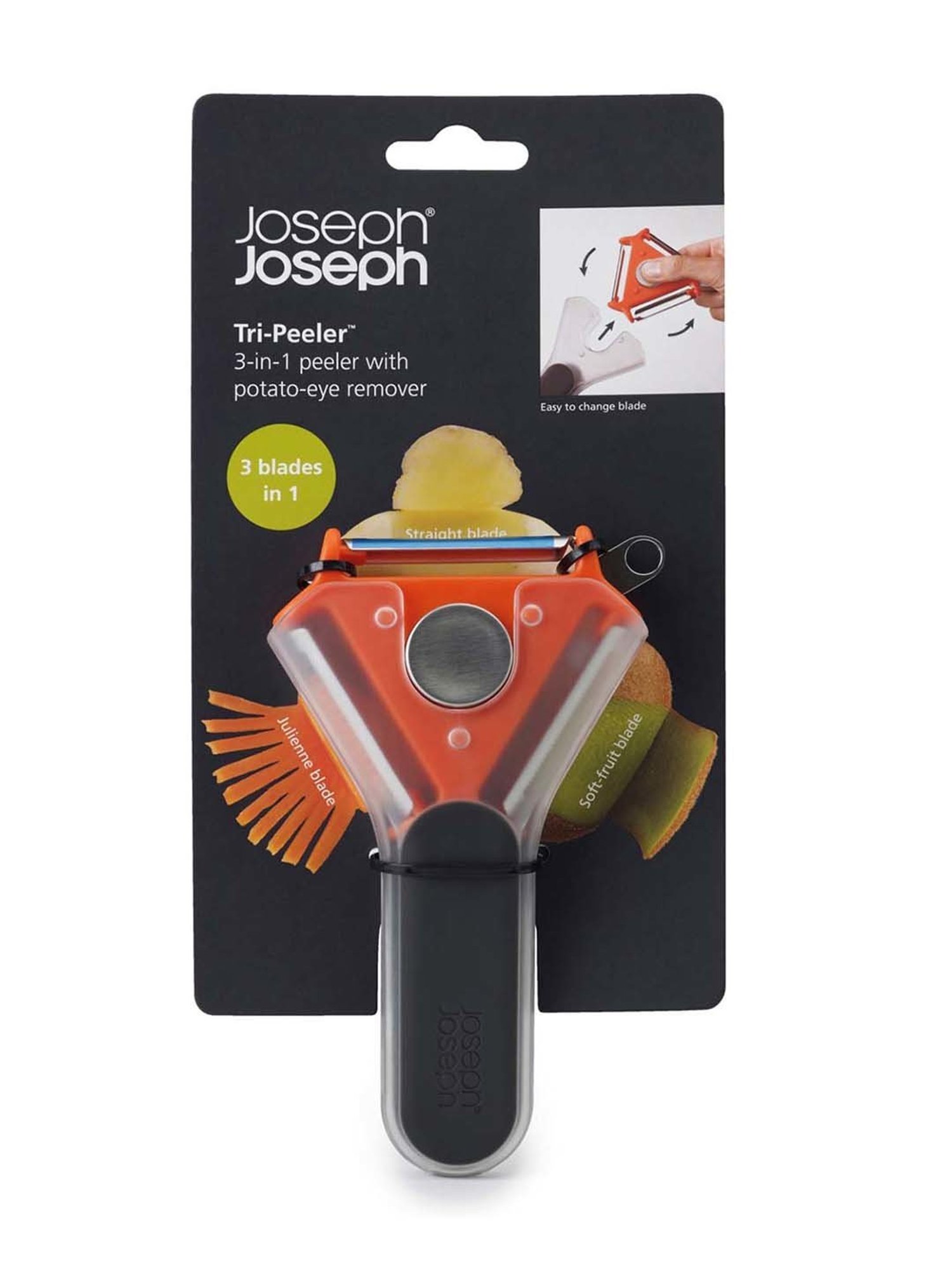 Dreamfarm Red Medium Self Sharpening Vegetable Peeler