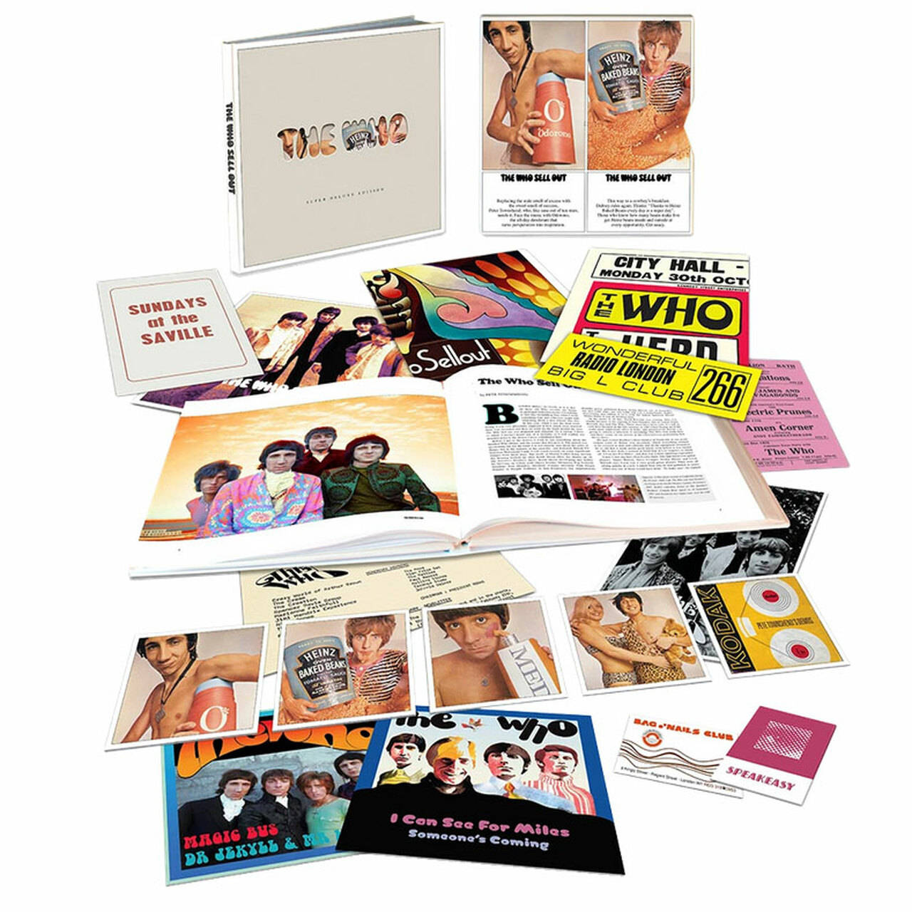 The Who The Who Sell Out 5CD & 2 45rpm 7" Vinyl Singles Box Set