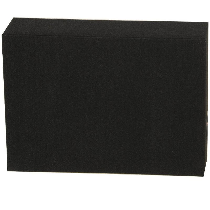 QPower Shallow Single 10" Sealed Truck Subwoofer Box, 18.25 x 14.5 x 5.25 Inch