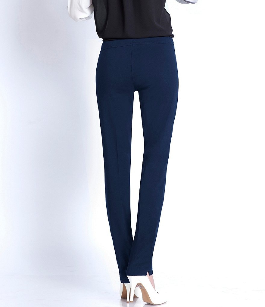 Multiples Contoured Waistband Skinny Leg Pull-On Pants