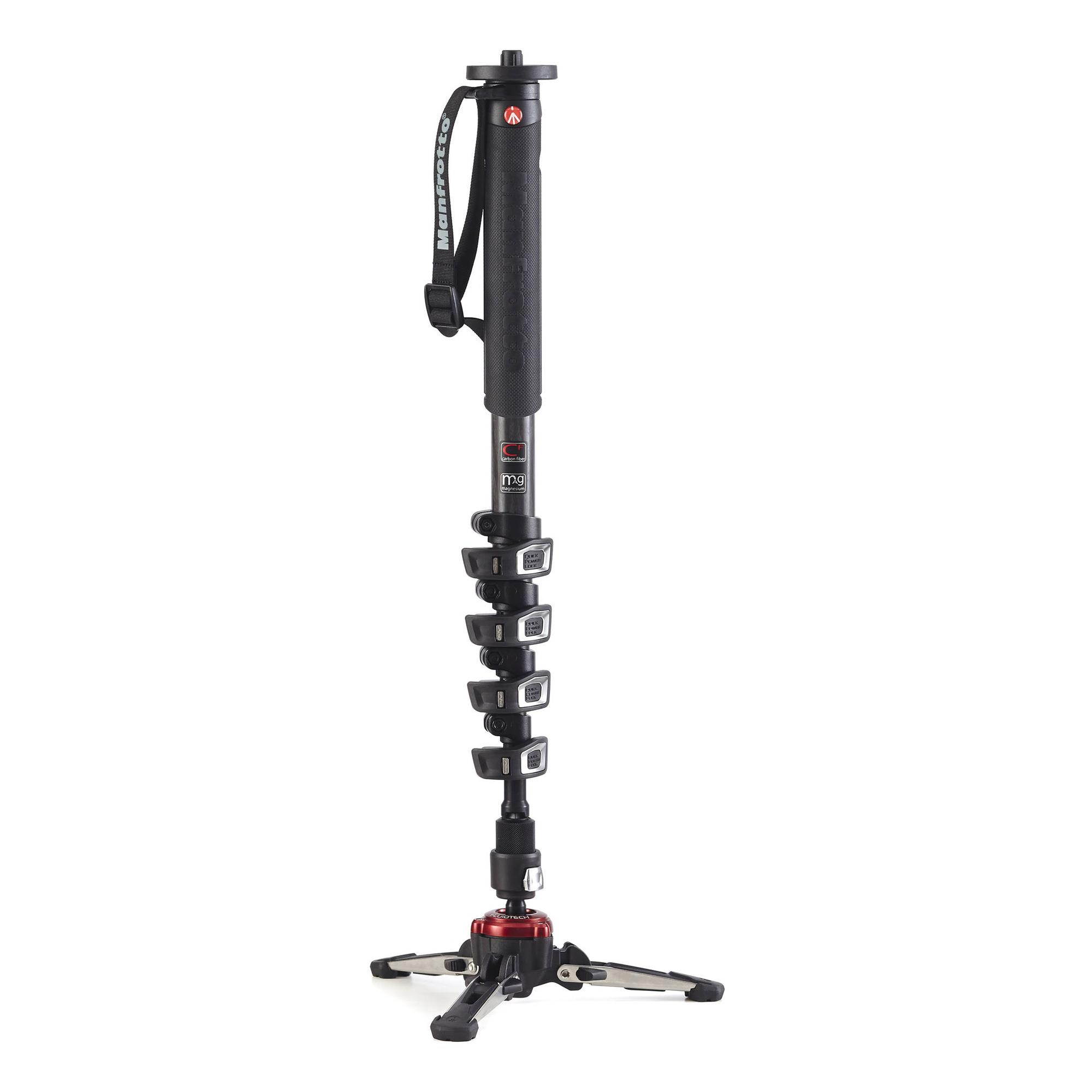 Manfrotto XPRO Monopod+ Carbon Fiber Video Monopod, 5 Section #MVMXPROC5US