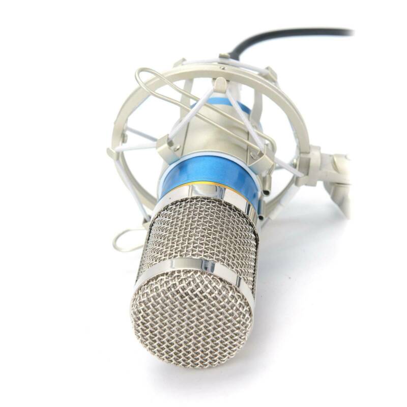 gold--BM800 Professional Suspension Microphone Kit Studio Live Stream Broadcasting Recording Condenser Microphone Set
