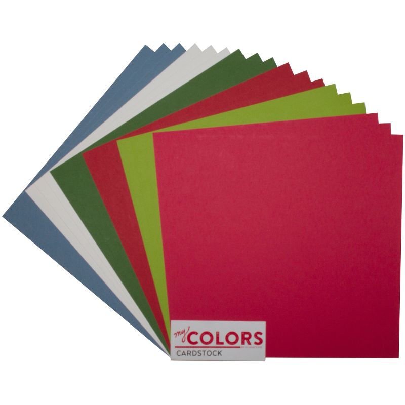 My Colors Heavyweight Cardstock Bundle 12"X12" 18/Pkg-Holiday