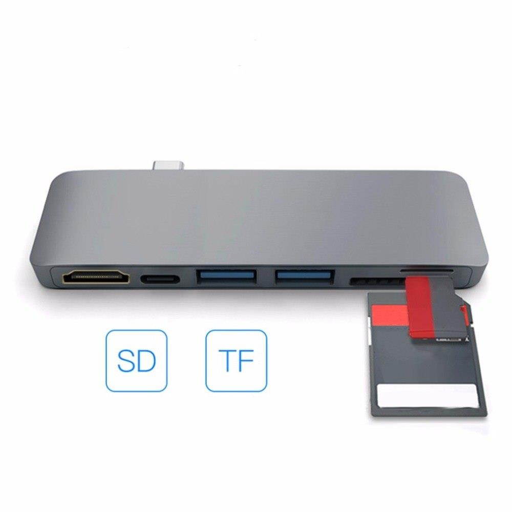 USB 3.0 Hub, Portable SuperSpeed 4 Port USB 3.0 Hub with Built-in Cable , USB Extension Multi-function USB Dock Hot Swapping Support for  Mac, PC, USB Flash Drives and Other Devices