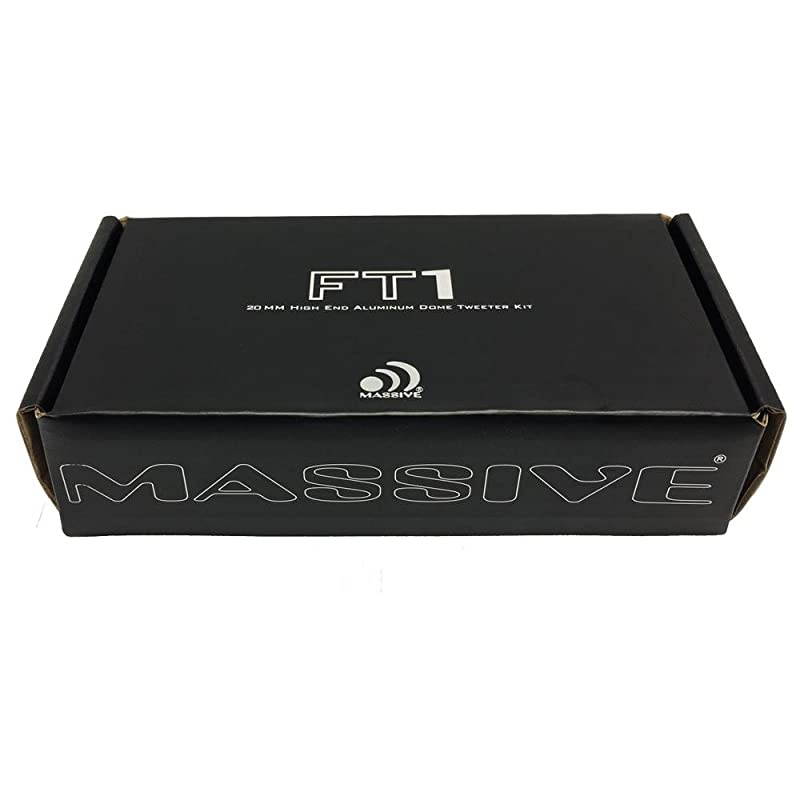FT1 100 Watts Max 50 Watts RMS FT Series Car Audio Tweeters 20mm Inverted Dome 4 Ohm 360 Degree Swivel Feature for All 3 Included mounting Accessories Pair