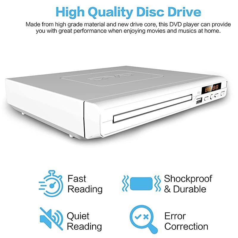 PC807B Personal Portable MP3CD Player with AntiSkip Protection with Stereo Earbuds BlackGray