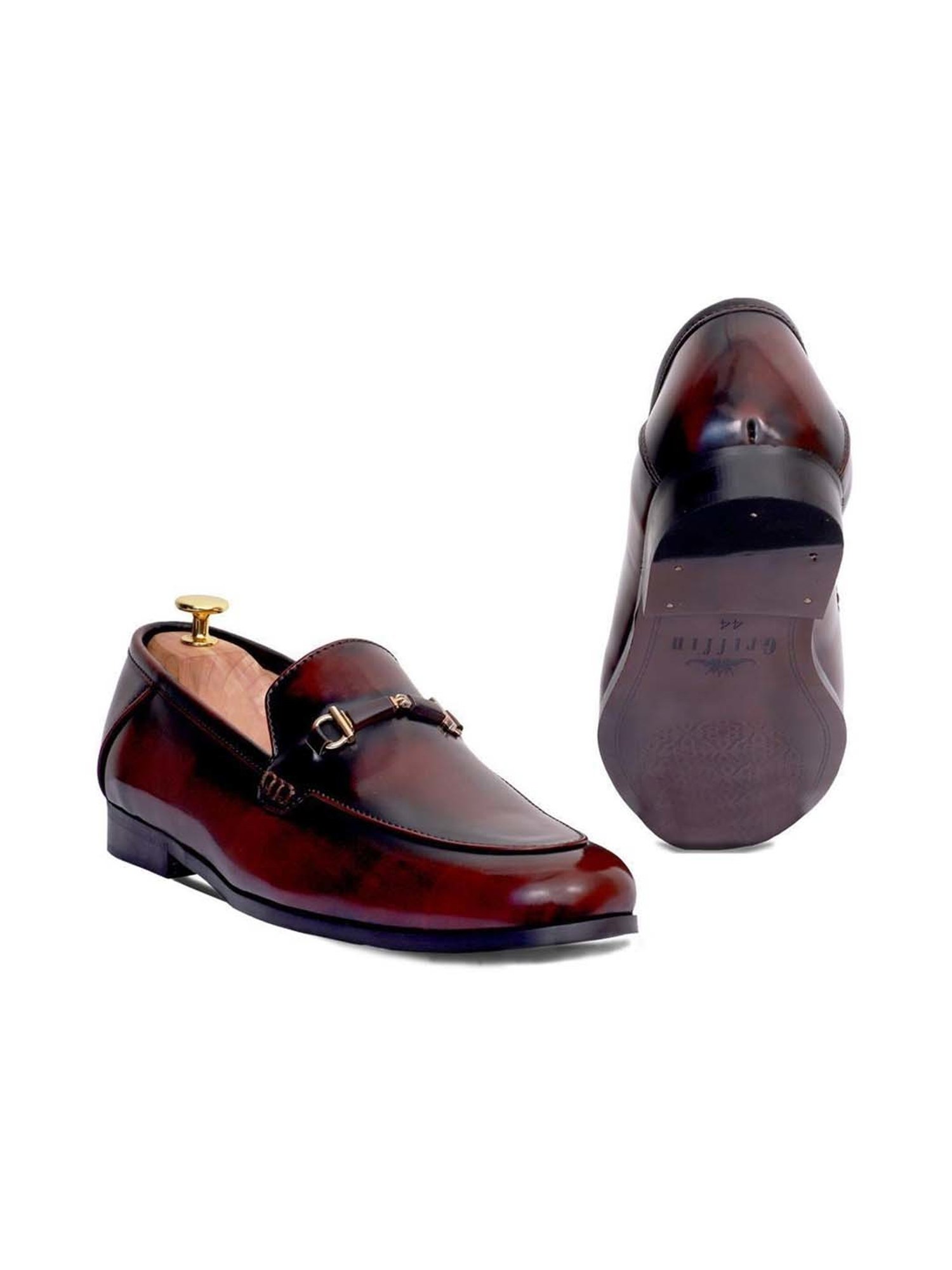 Griffin Men's Wine Formal Loafers