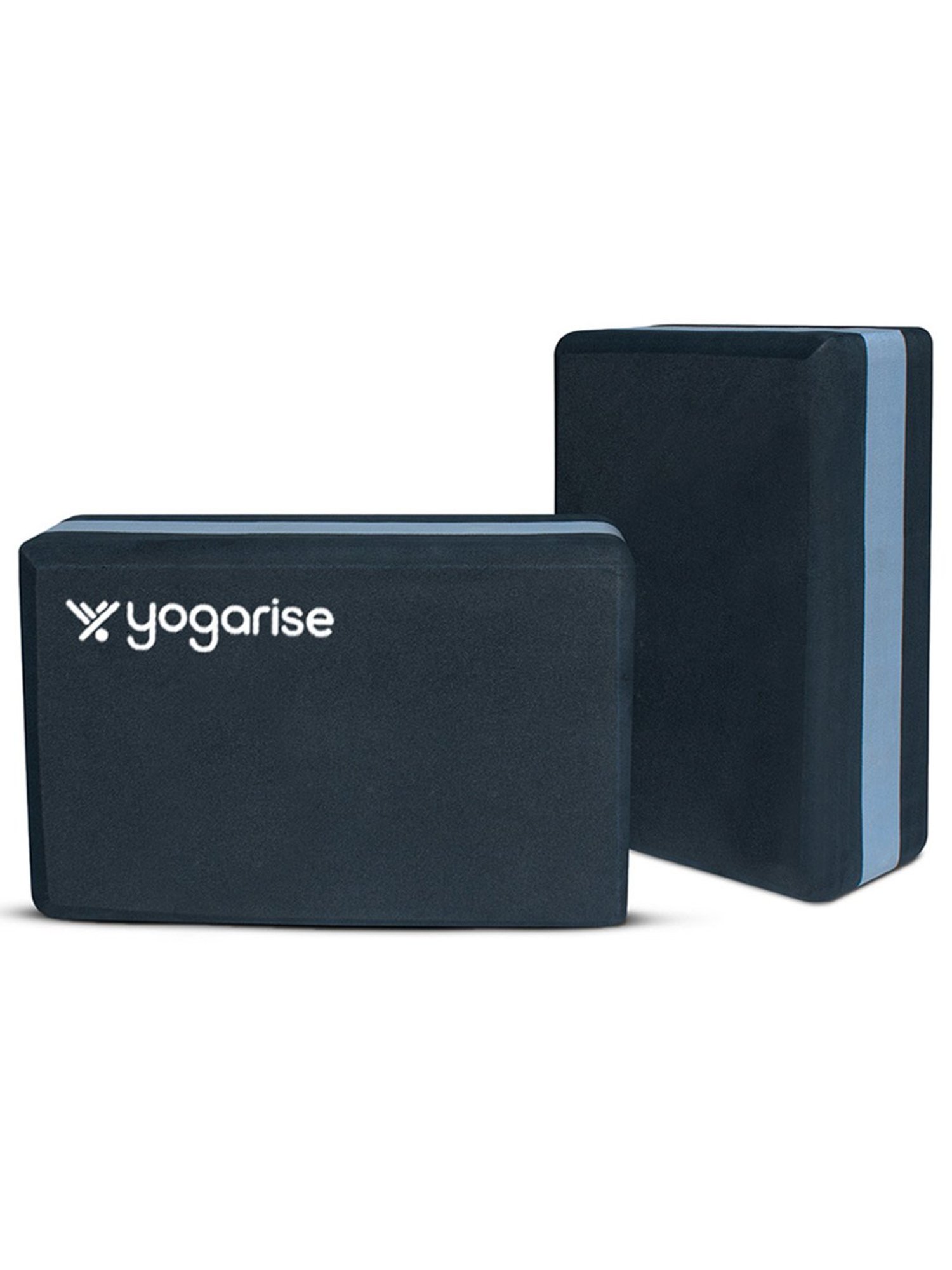 Yogarise Yoga Blocks for Yoga Practice (Blue)