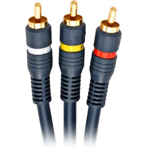STEREN Model 254-310BL 3 ft. Python Home Theater RCA Cable