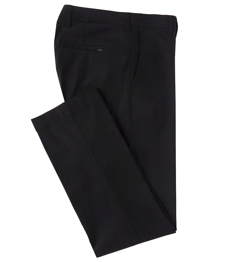 Daniel Cremieux Signature Solid Flat-Front Performance Stretch Pants
