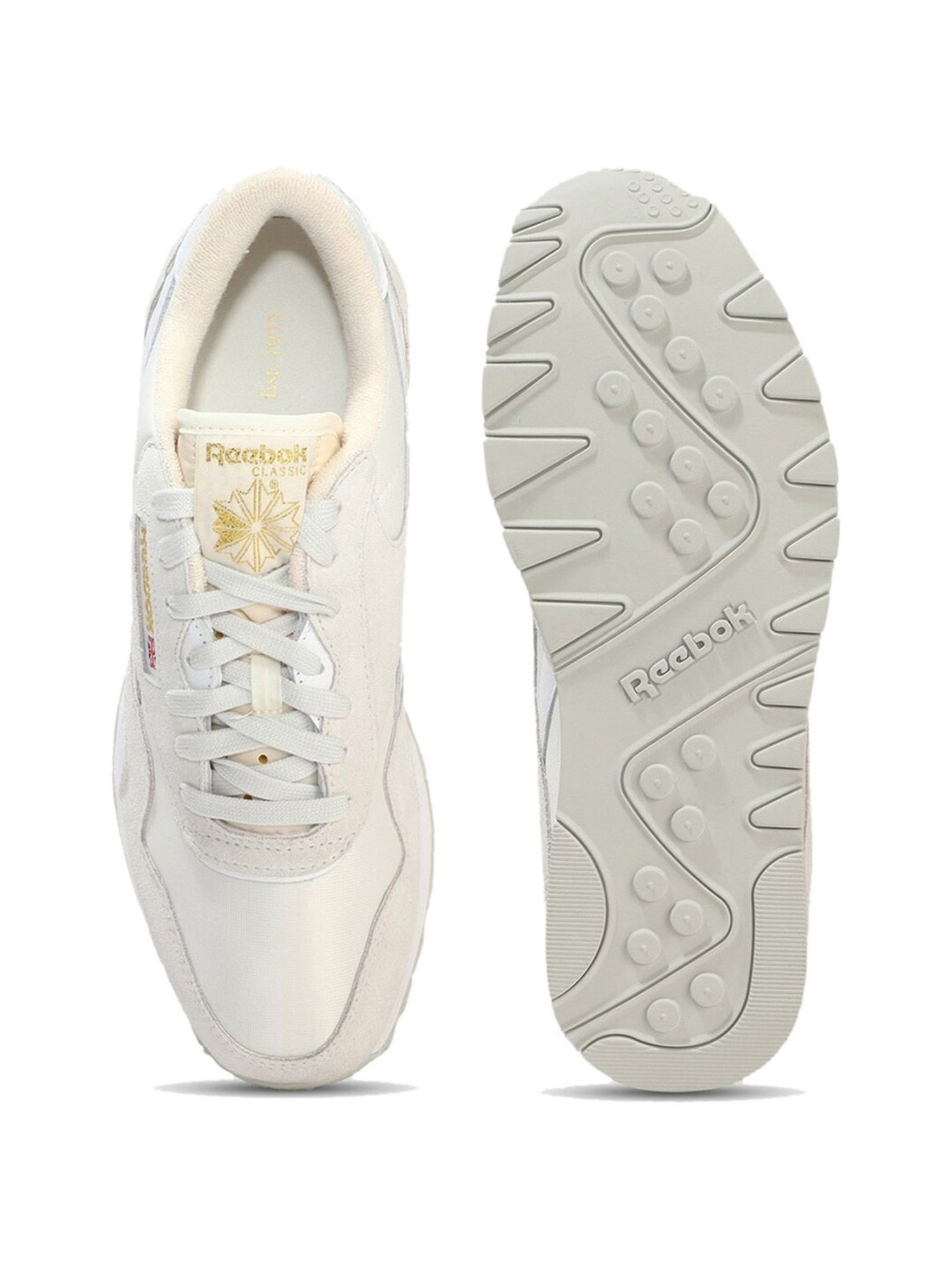 Reebok Men's Classic Nylon Off White Casual Sneakers