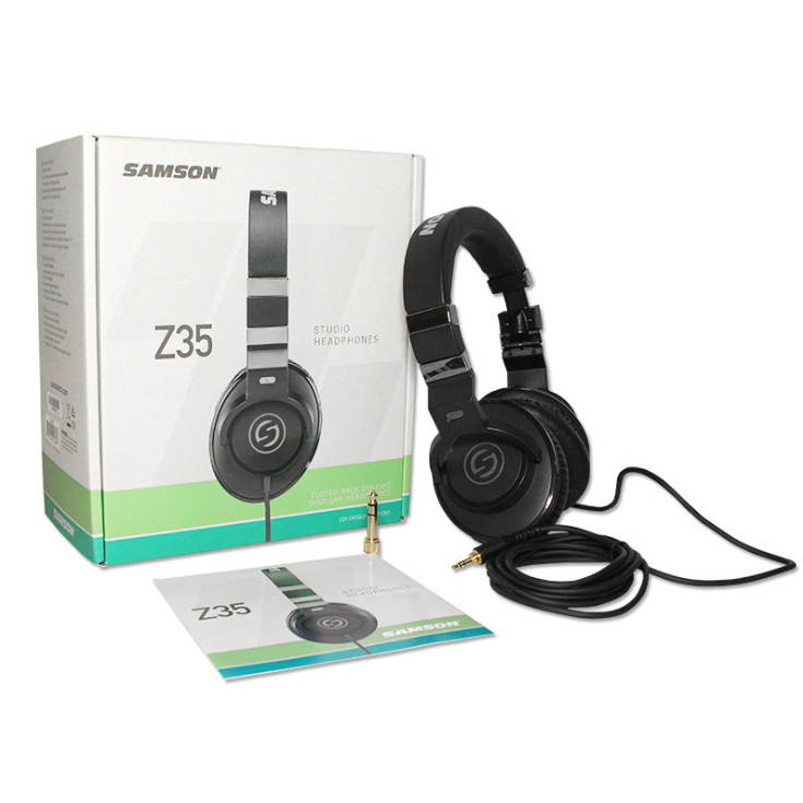 Samson Z35  cover-ear studio headphones professional monitor headphones active noise reduction and sound insulation