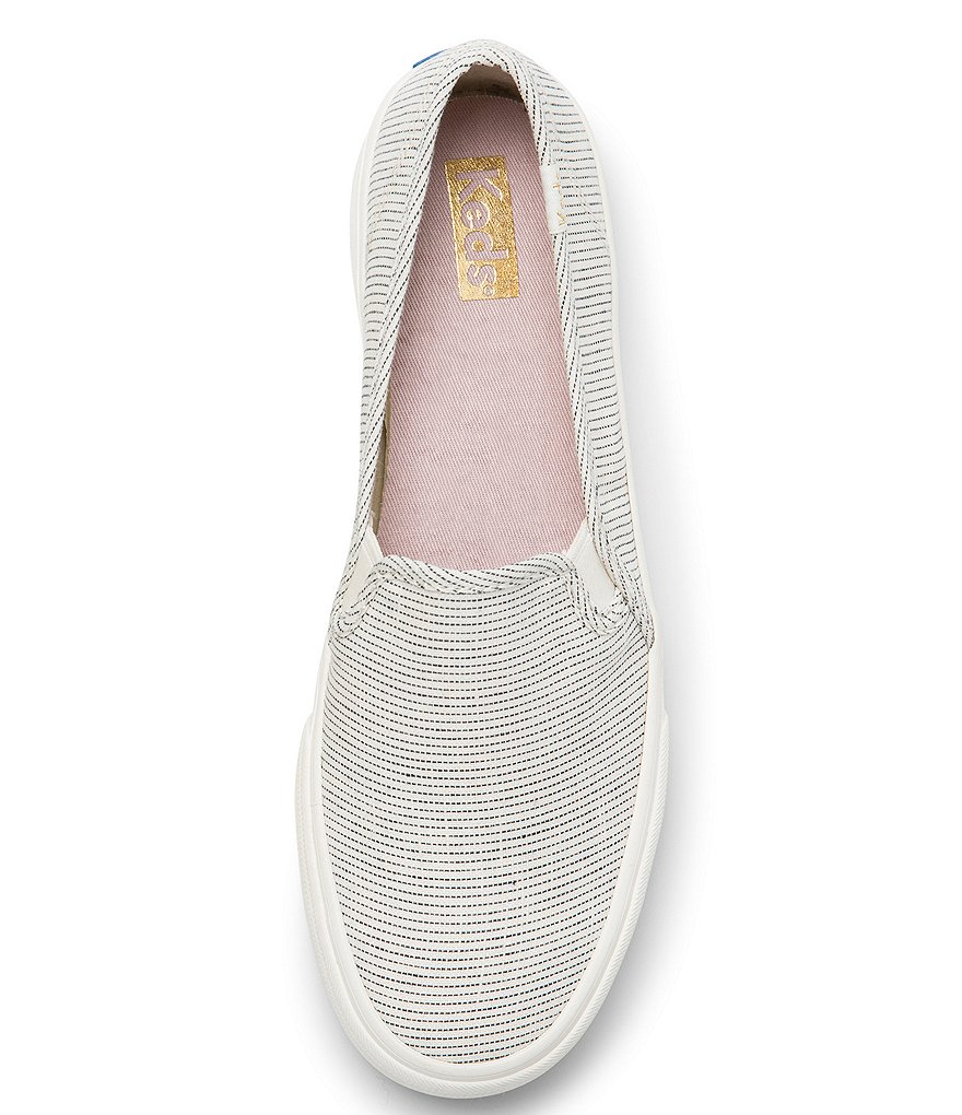 Keds Double Decker Ikat Stripe Canvas Slip-On Sneakers