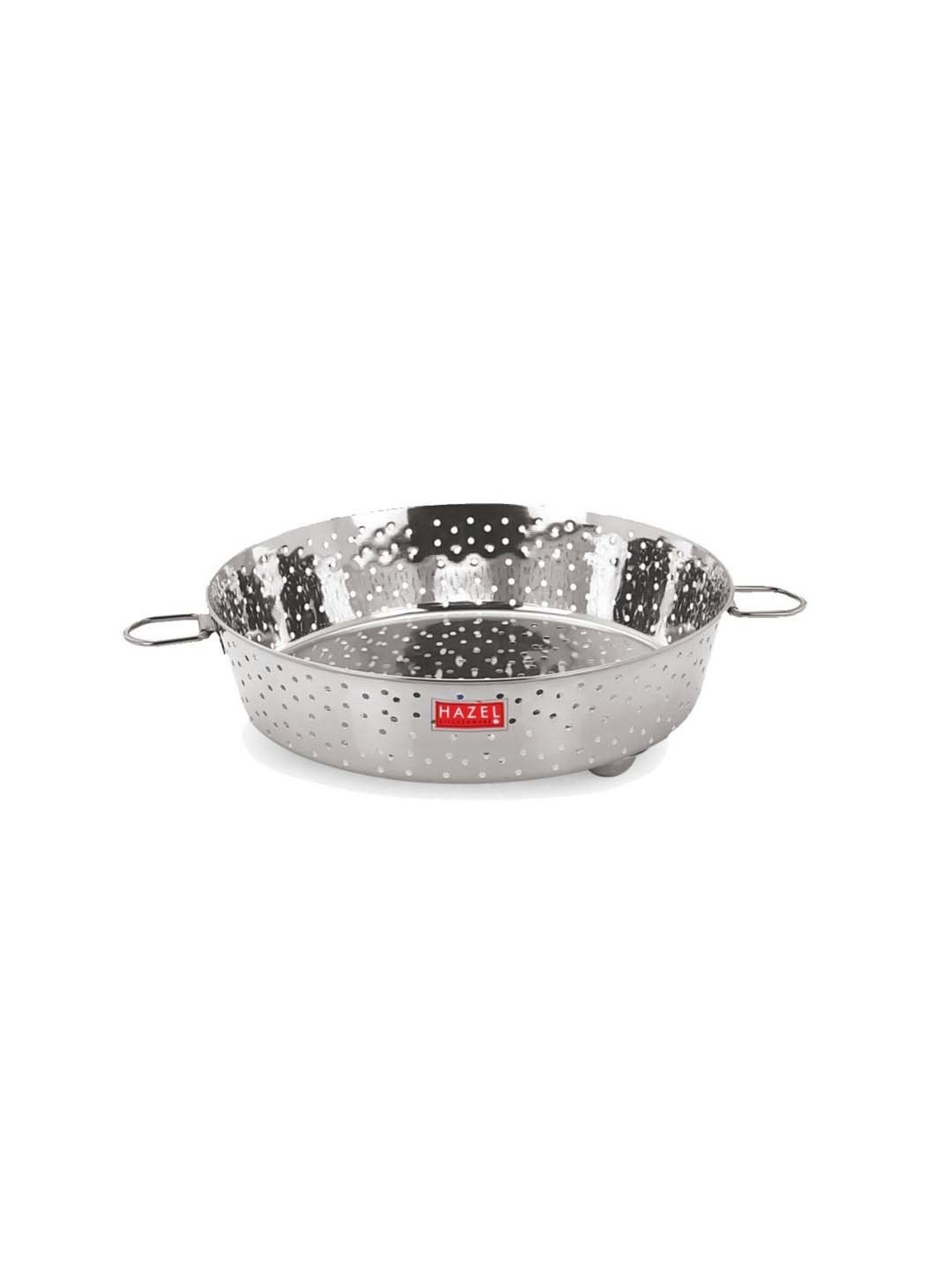 Hazel Silver Stainless Steel Food & Vegetable Strainer Colander