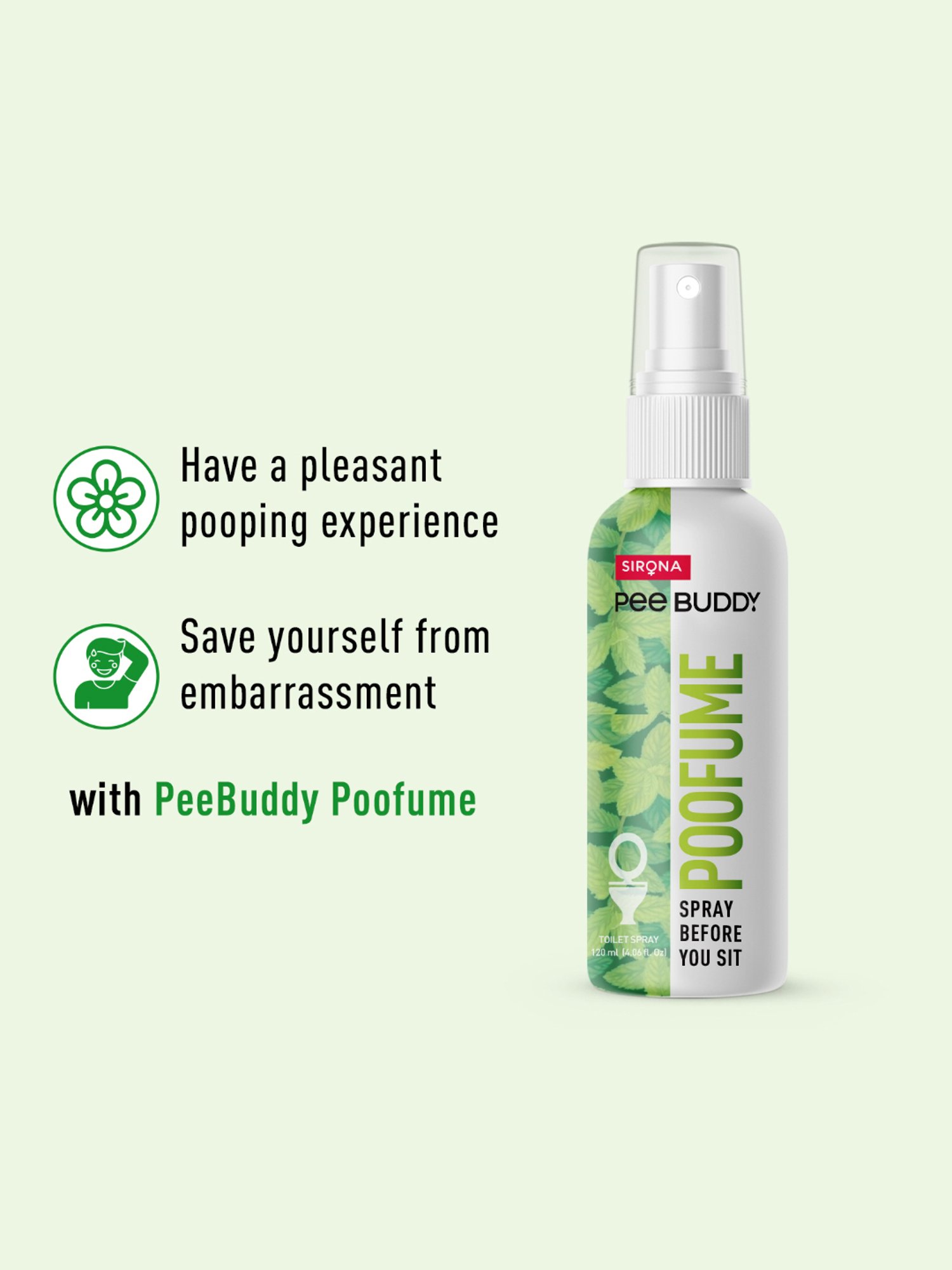 Pee Buddy Poofume Toilet Spray Before You Sit - 120 ml