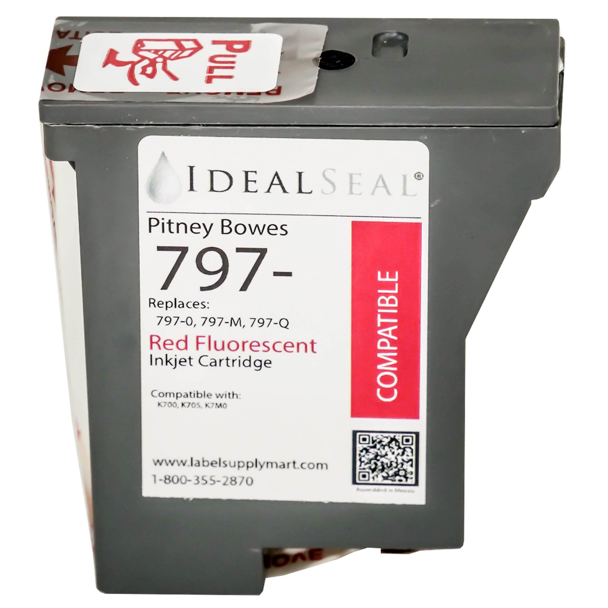 Pitney Bowes k7mo Compatible Red Ink Cartridge mailstation2 Pitney Bowes 797 Pitney Bowes k7m0 Ink Cartridge k700 Ink Cartridge Mailstation 2 Ink for Pitney Bowes k7mo