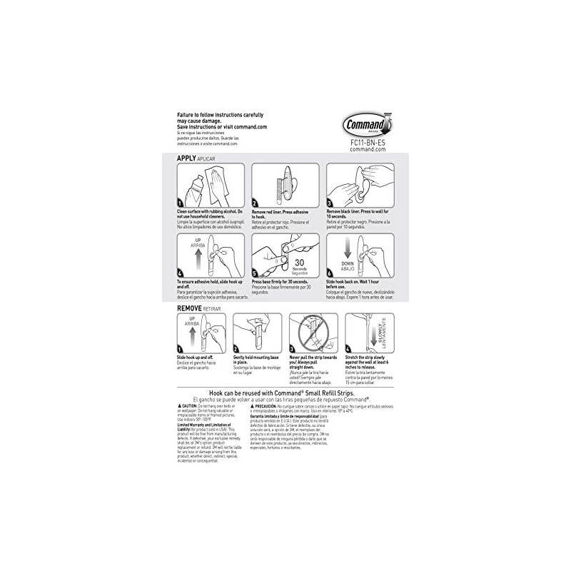 Forever Classic Metal Hook, Indoor Use, Holds 1 lb, Small, Decorate Damage-Free (FC11-ORB), Oil Rubbed Bronze