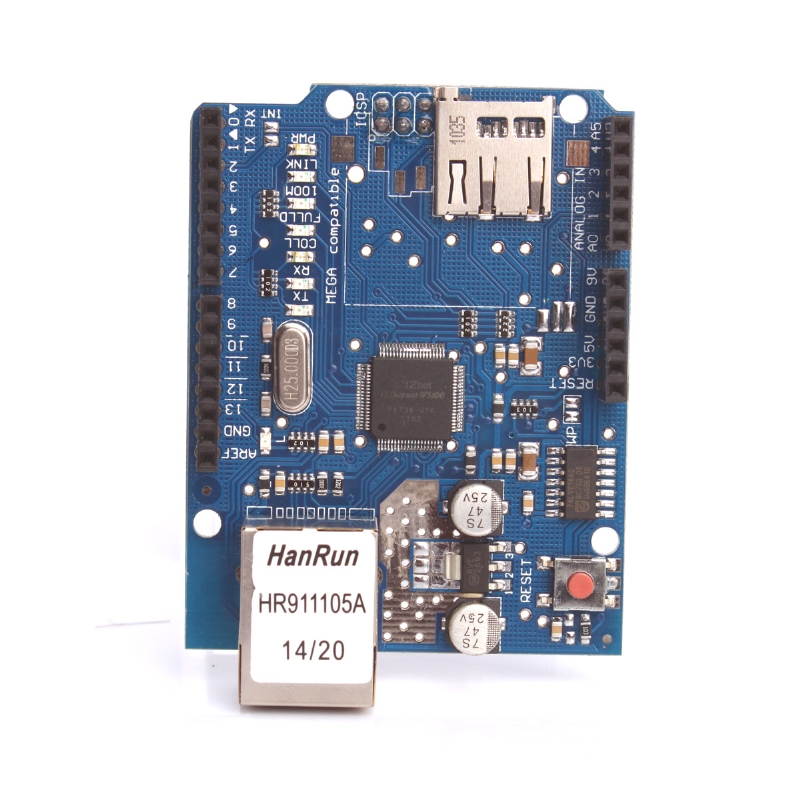 New Ethernet W5100 Network Expansion Board Module SD Card Expansion Compatible with Arduino