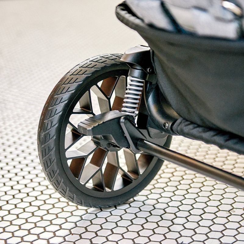 Cybex Eezy S+2 Travel System with Aton 2 Infant Car Seat - Deep Black