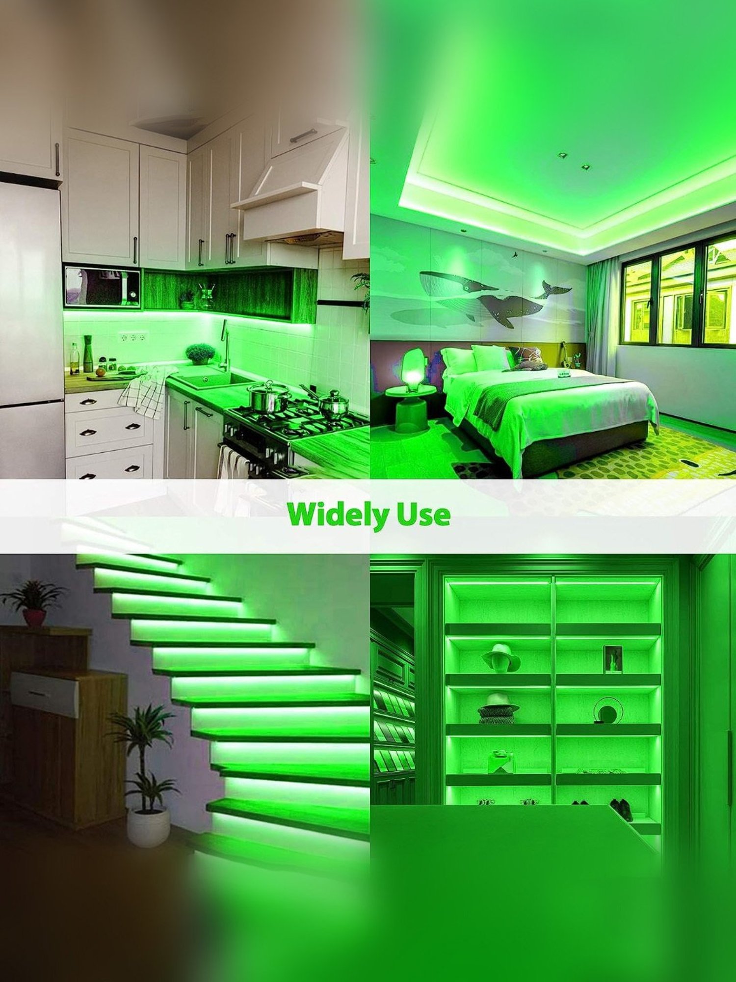 Xergy LED Neon Strip Lights 5Mtr, IP67 Waterproof Neon Rope Light for Home Decoration (Green)