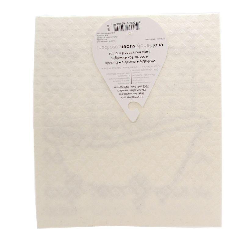 Swedish Dish Cloth 7.75" Scrub-A Dub-Dub Absorbent Cleaning Cloth Bathtub  -  Dish Cloth