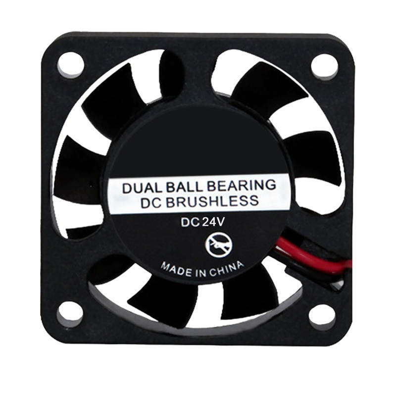 Cooling Fan Hydraulic Bearing Stable Performance Plastic Silent Heat Resistant Radiator Fan for Computer DC24V