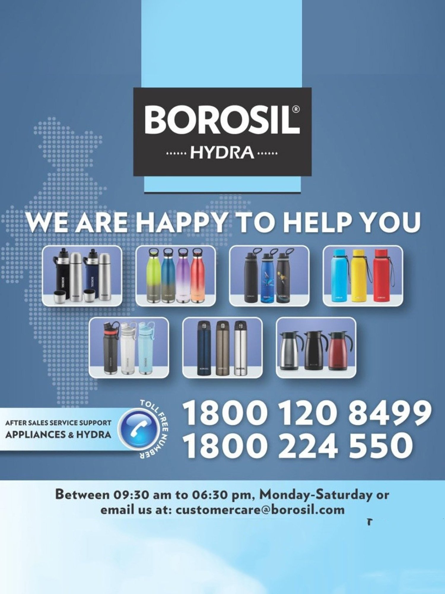 Borosil Water Bottle with Single Wall & Leakproof Set of 4 (Maroon, 1000 ml)