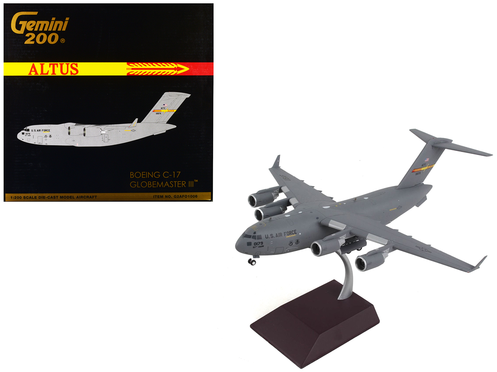 Boeing KC-135 Stratotanker Tanker Aircraft "459th ARW 756th ARS Andrews Air Force Base" United States Air Force "Gemini 200" Series 1/200 Diecast Model Airplane by GeminiJets