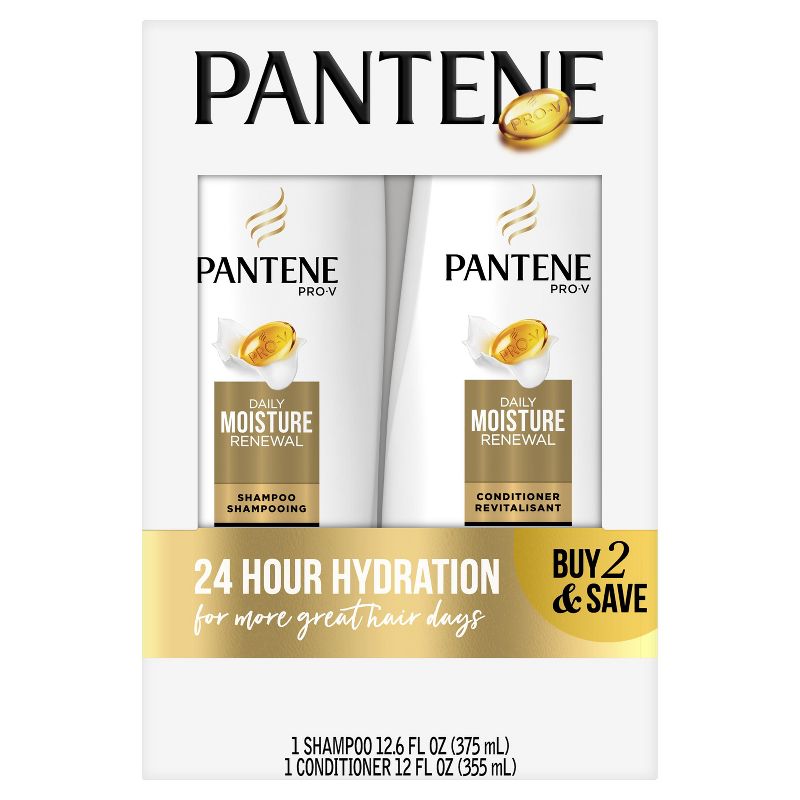 Pantene Pro-V Daily Moisture Renewal Shampoo and Conditioner Bundle