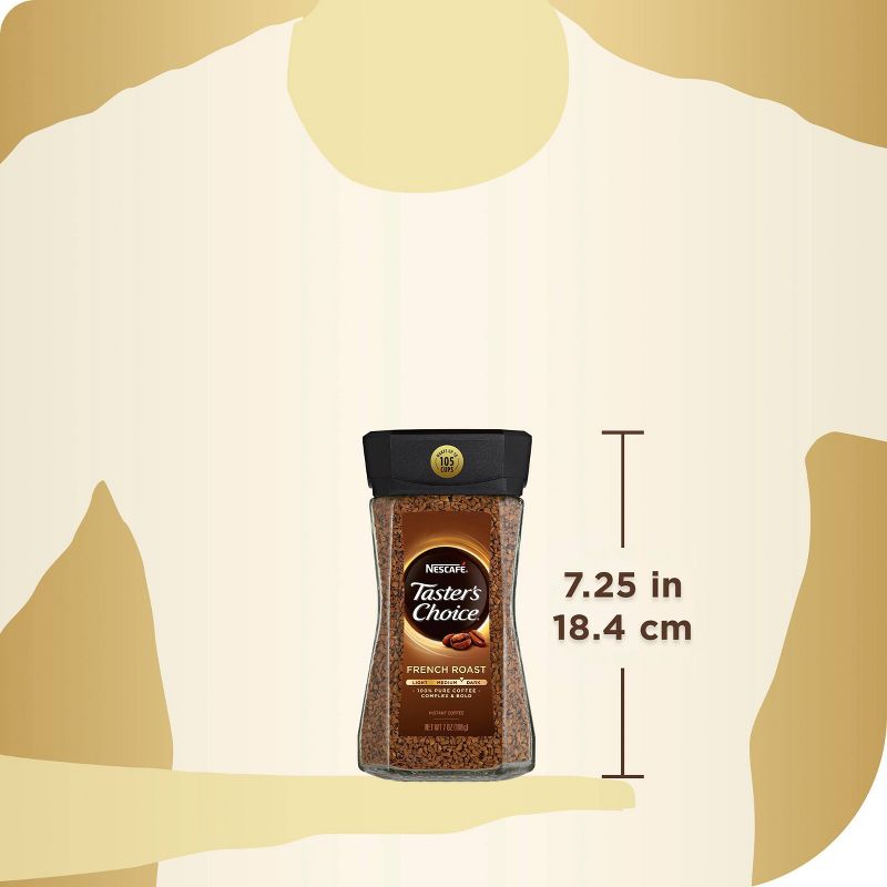 Nescafé Taster's Choice French Roast Medium Dark Roast Instant Coffee - 7oz