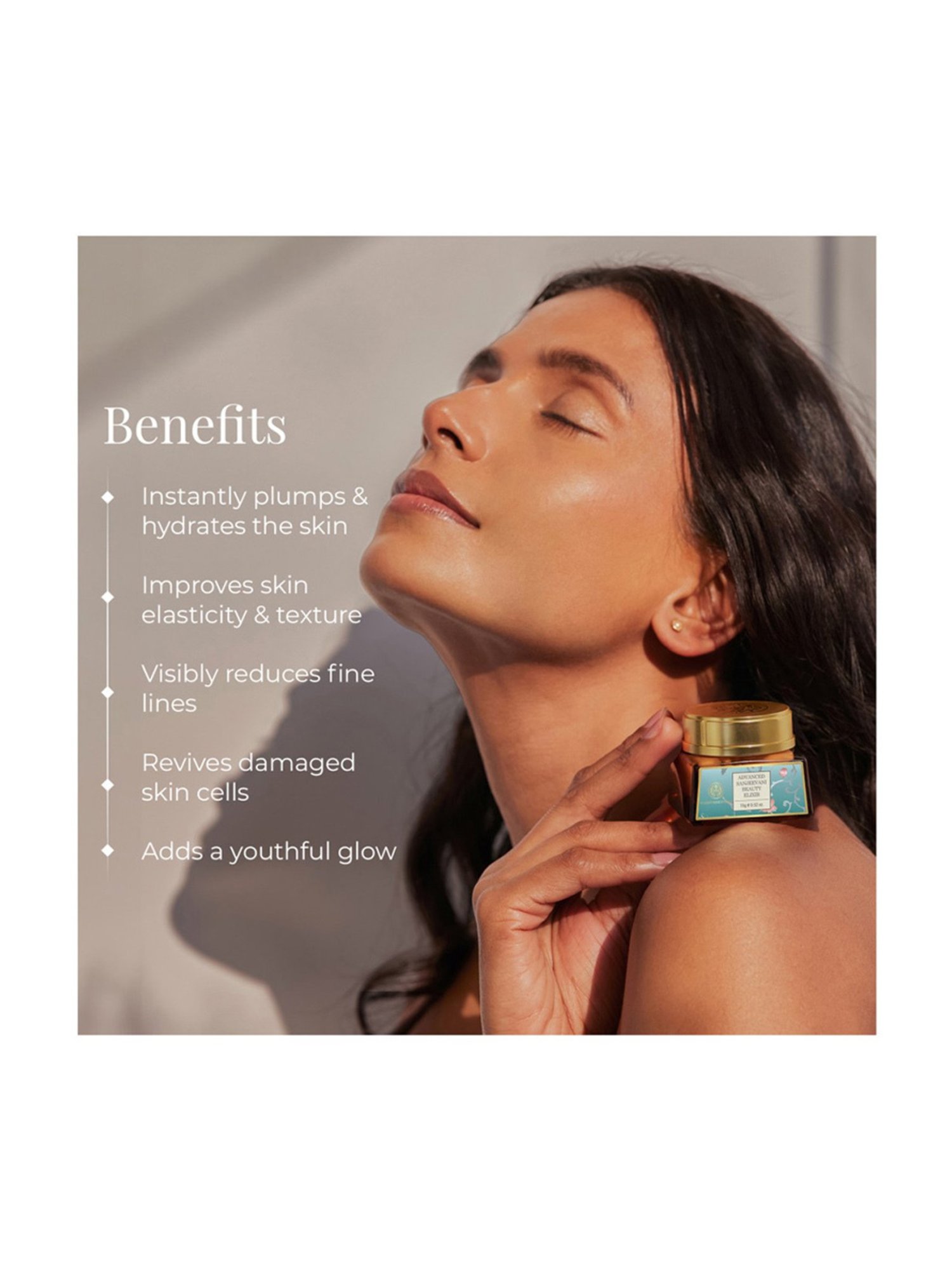 Forest Essentials Anti Ageing Sanjeevani Beauty Elixir Moisturising Day Cream - 15 gm