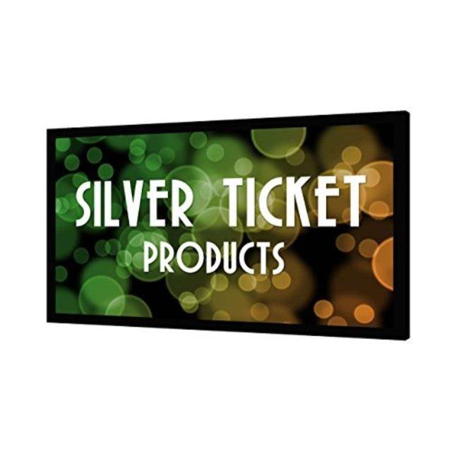 STR-16992 Silver Ticket 92" Diagonal 16:9 HDTV (6 Piece Fixed Frame) Projector Screen White Material