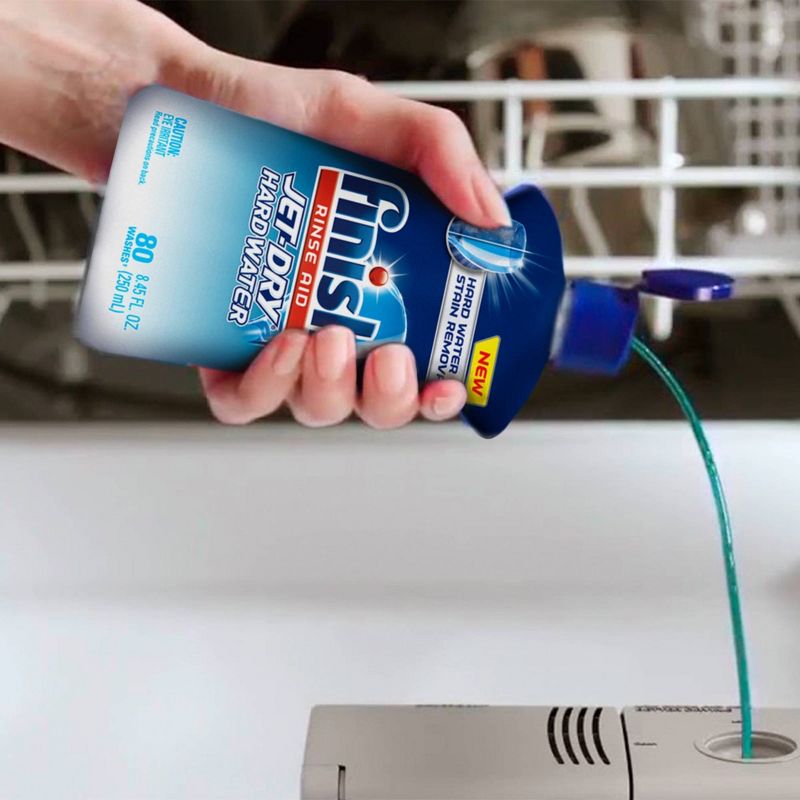 Finish Jet Dry Dishwasher Rinse Aid Hardwater Protection - 8.45oz