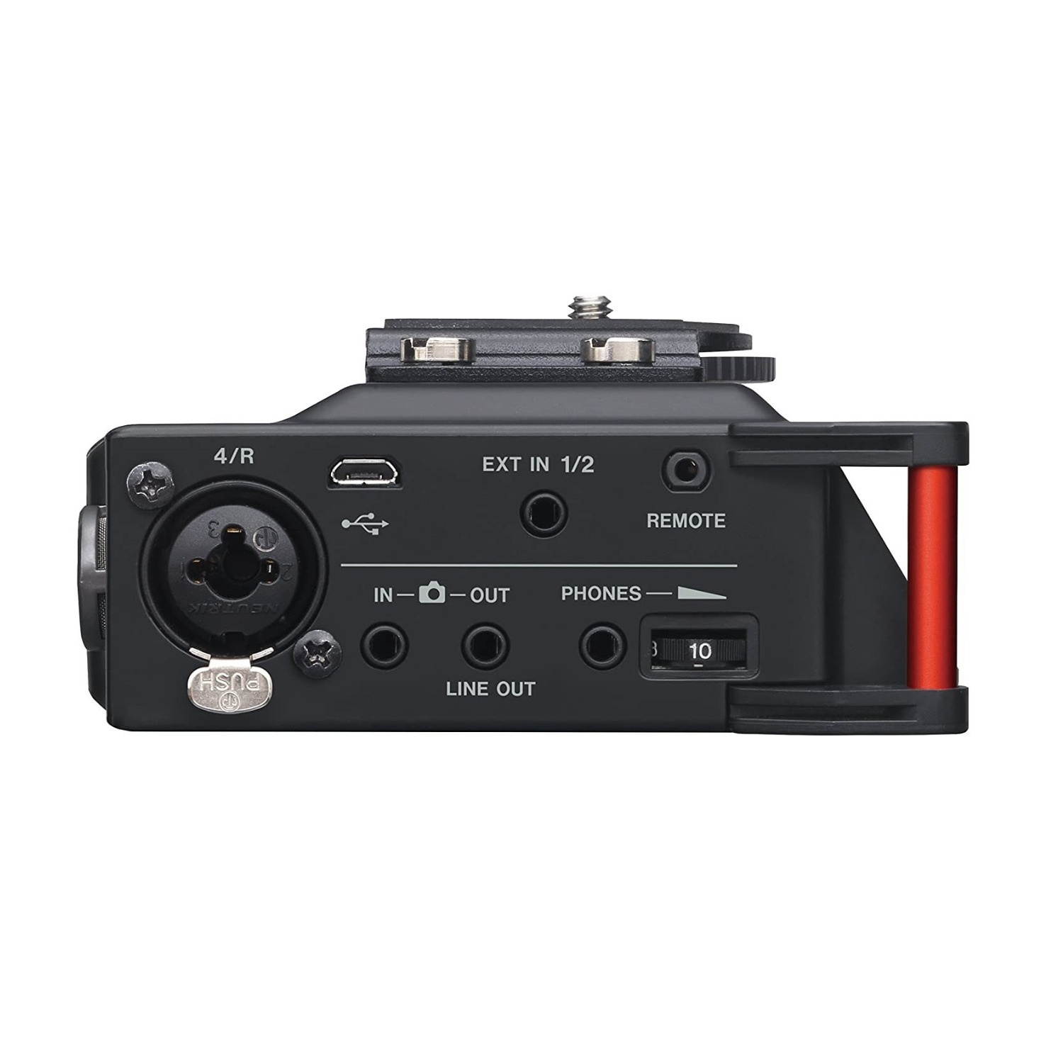 Tascam DR70D 4-Track Portable Recorder Bundle with SanDisk Card and Card Reader