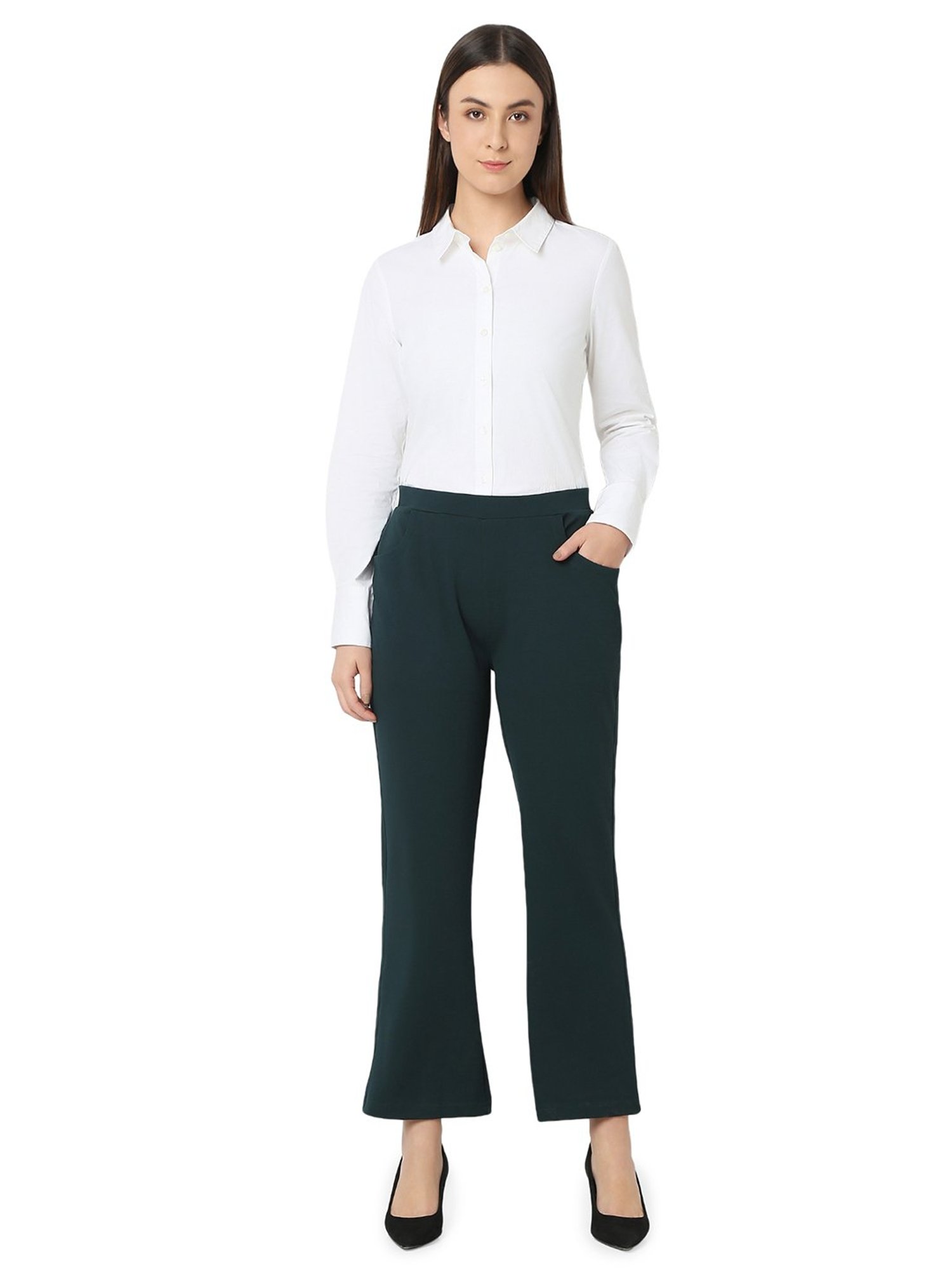 Smarty Pants Bottle Green Trousers