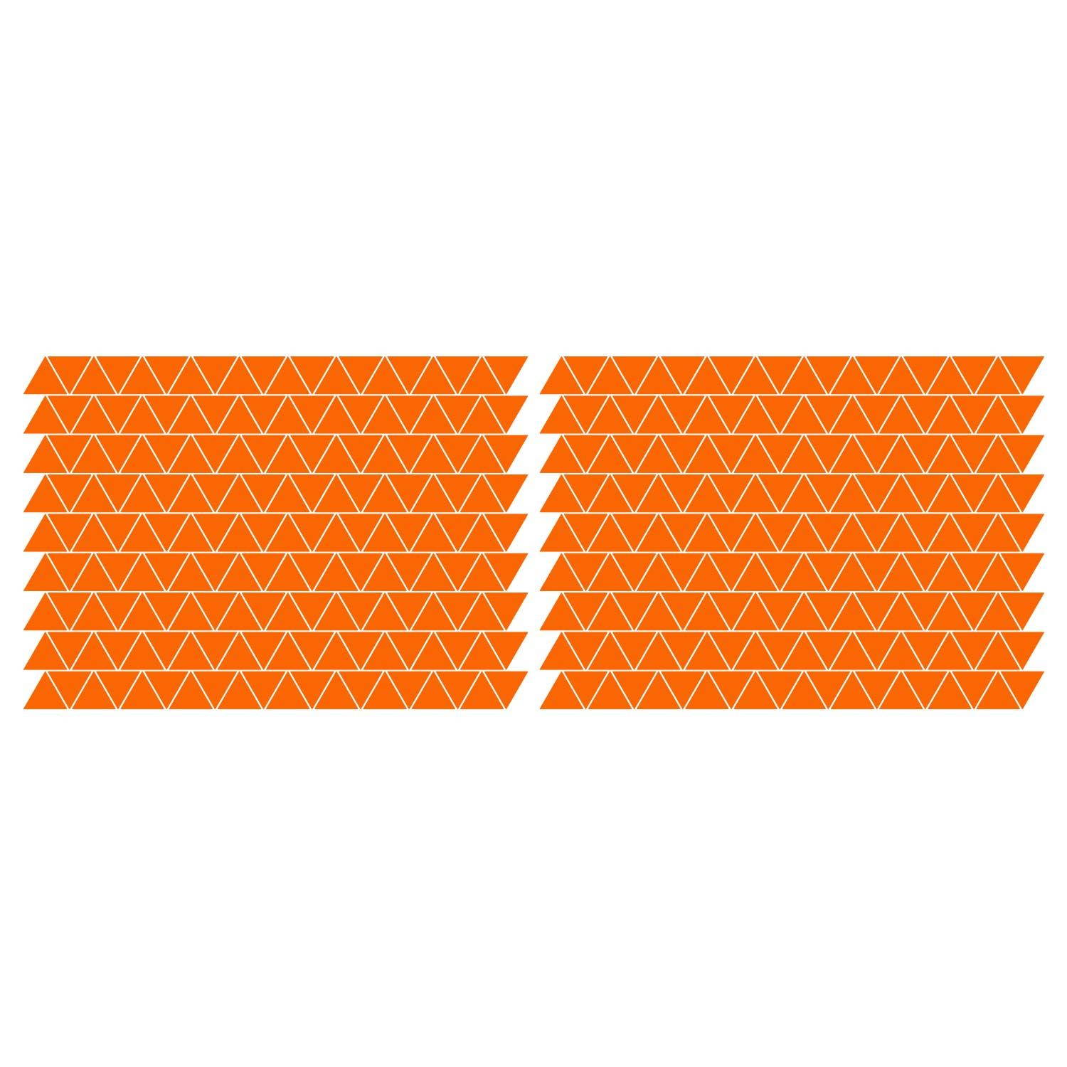 LiteMark 2 Inch Black Removable Triangle Decals - Pack of 84