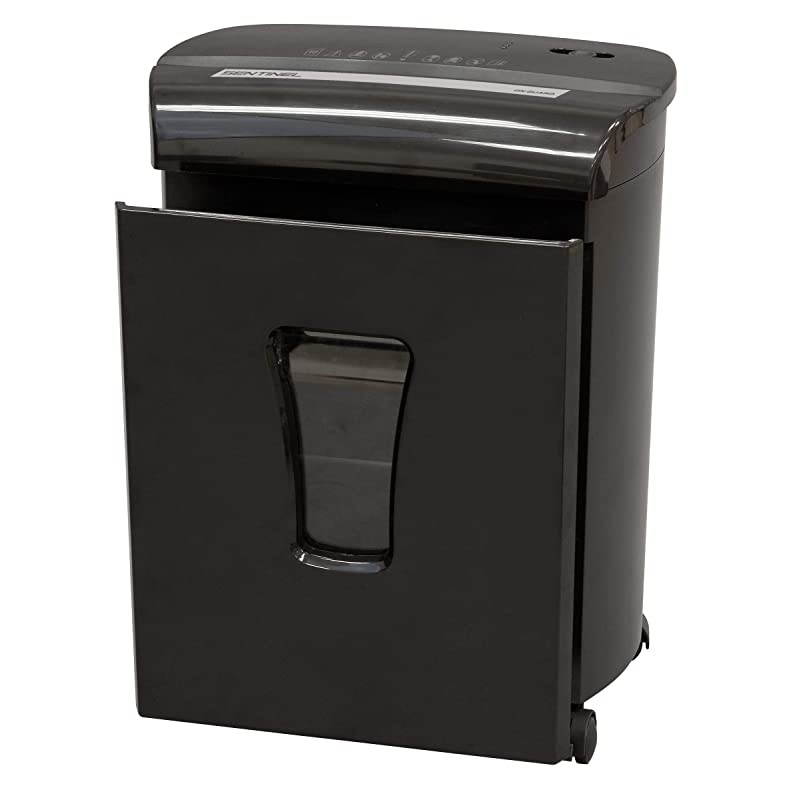 FM121PBLK 12Sheet High Security Micro Cut Paper Credit Card Shredder with Waste Bin Shredder Black