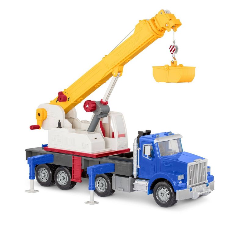 DRIVEN – Large Toy Truck with Movable Parts – Jumbo Crane Truck
