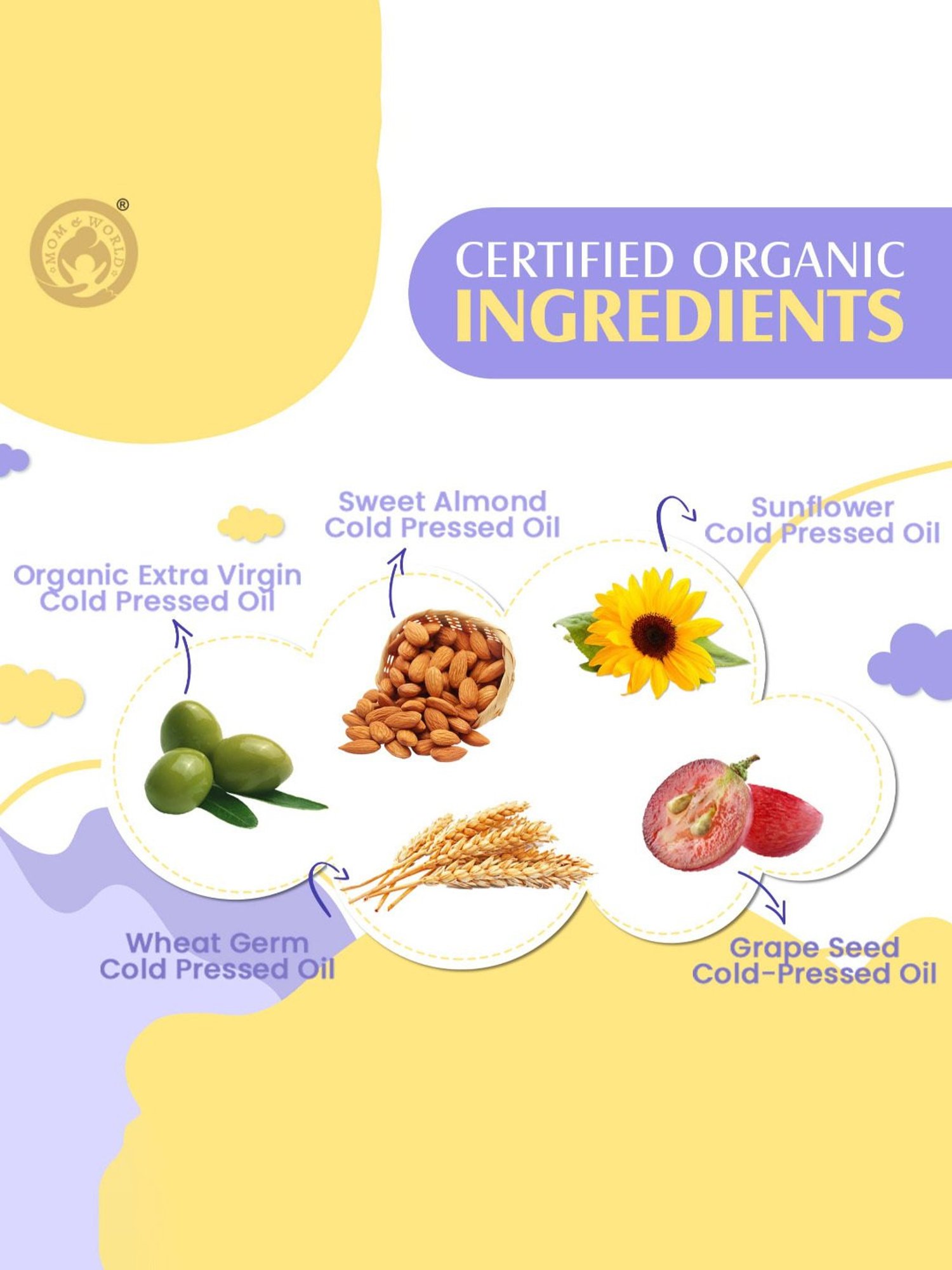 Mom & World Baby Nourishing Oil - 200 ml