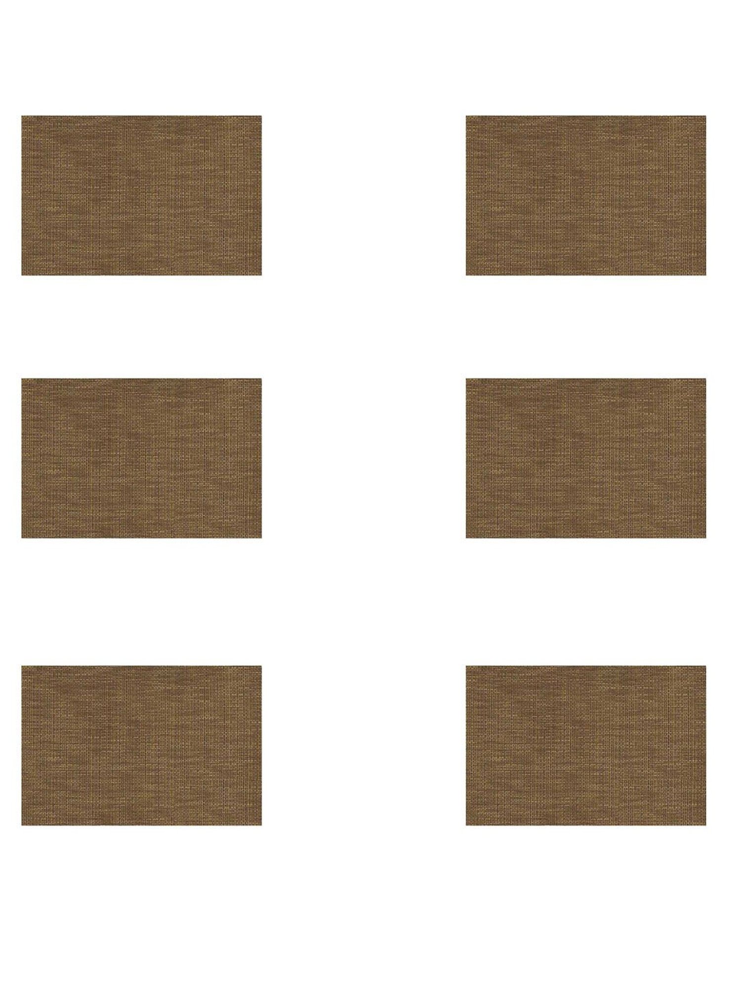 Freelance Brown Cork Set of 6 Placemats