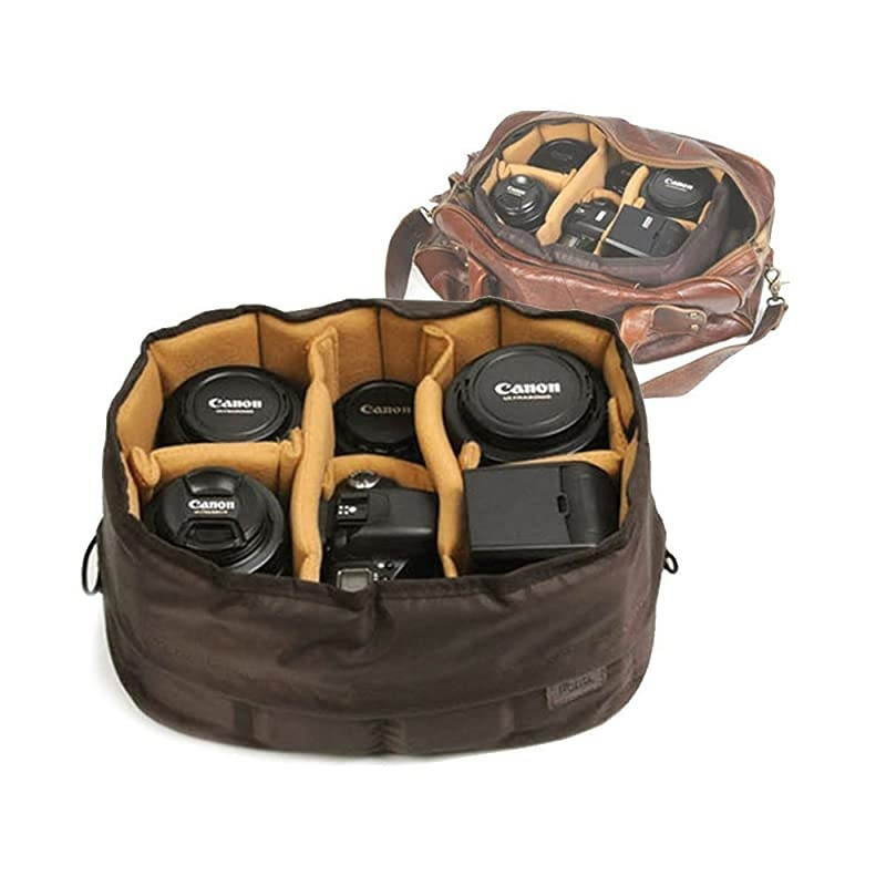 Flexible Cushion Partition-L Lens DSRL SLR Camera Insert Padded Bag
