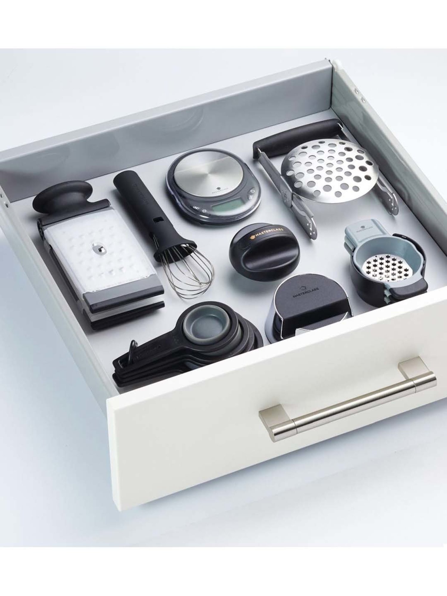 MasterClass Black & Silver Stainless Steel Cooking Whisk