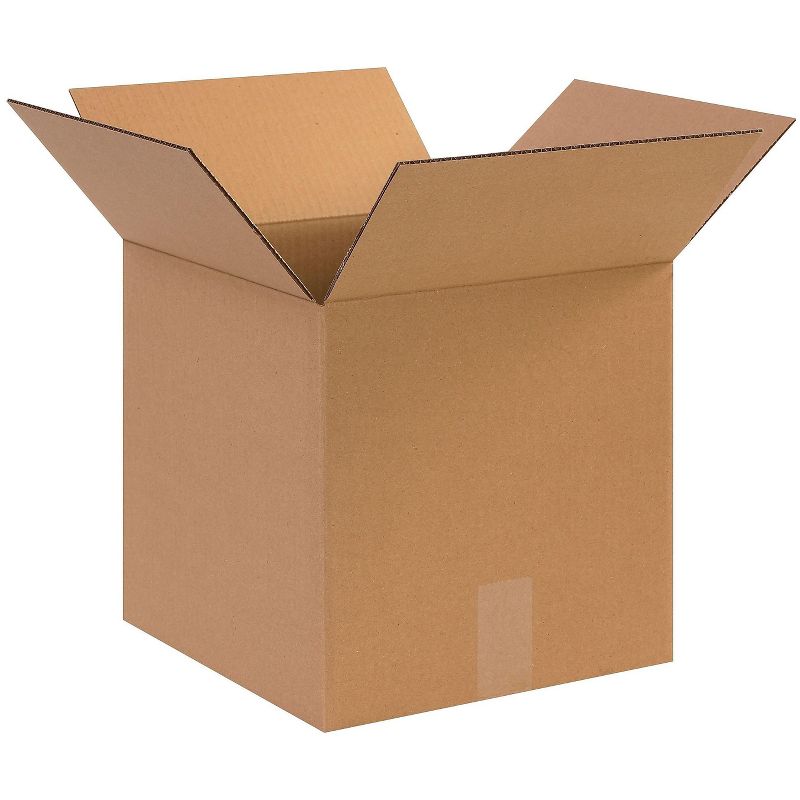 General Supply Brown Corrugated - Cubed Fixed-Depth Shipping Boxes 12l x 12w x 12h 25/Bundle 121212